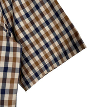 Load image into Gallery viewer, Aquascutum House Check Short Sleeved Shirt - Small (S) PTP 19.5"