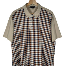 Load image into Gallery viewer, Aquascutum House Check / Beige Short Sleeved Polo - Extra Large (XL) PTP 23"