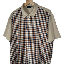 Load image into Gallery viewer, Aquascutum House Check / Beige Short Sleeved Polo - Extra Large (XL) PTP 23"