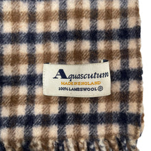 Load image into Gallery viewer, Aquascutum Classic House Check 100% Lambswool Scarf - One Size Fits All