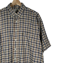 Load image into Gallery viewer, Aquascutum House Check Short Sleeved Shirt - Extra Large (XL) PTP 25.5"