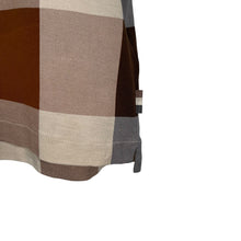 Load image into Gallery viewer, Aquascutum Block Check Short Sleeved Polo - Large (L) PTP 21"