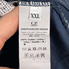 Load image into Gallery viewer, C.P Company Navy Blue Short Sleeved Logo T-Shirt - Double Extra Large (XXL) PTP 22"