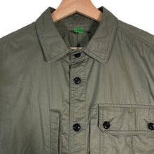 Load image into Gallery viewer, Ma.Strum Green Button Up Multi Pocket Overshirt - Medium (M) PTP 22"