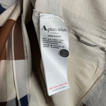 Load image into Gallery viewer, Aquascutum Block Check Short Sleeved Polo - Large (L) PTP 21.25"