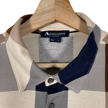 Load image into Gallery viewer, Aquascutum Block Check Short Sleeved Polo - Large (L) PTP 21"