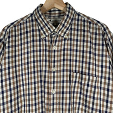 Load image into Gallery viewer, Aquascutum House Check Short Sleeved Shirt - Extra Large (XL) PTP 25.5"