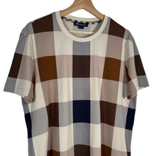 Load image into Gallery viewer, Aquascutum Block Check Short Sleeved T-Shirt - Medium (M) PTP 20.5"
