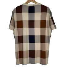Load image into Gallery viewer, Aquascutum Block Check Short Sleeved T-Shirt - Medium (M) PTP 20.5"