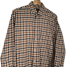 Load image into Gallery viewer, Aquascutum House Check Long Sleeved Shirt - Medium (M) PTP 21"