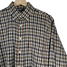 Load image into Gallery viewer, Aquascutum House Check Long Sleeved Shirt - Medium (M) PTP 22.25"
