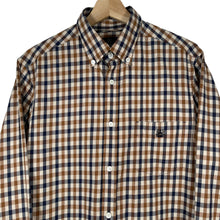 Load image into Gallery viewer, Aquascutum House Check Long Sleeved Shirt - Medium (M) PTP 20.5"