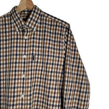 Load image into Gallery viewer, Aquascutum House Check Long Sleeved Shirt - Medium (M) PTP 20.25"