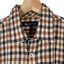 Load image into Gallery viewer, Aquascutum House Check Long Sleeved Shirt - Medium (M) PTP 21.25"