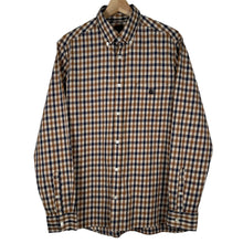 Load image into Gallery viewer, Aquascutum House Check Long Sleeved Shirt - Medium (M) PTP 20.5"