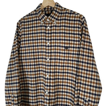 Load image into Gallery viewer, Aquascutum House Check Flannel Long Sleeved Shirt - Medium (M) PTP 20.75"