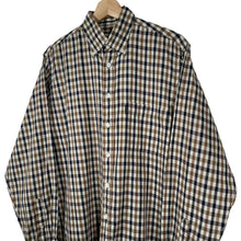 Load image into Gallery viewer, Aquascutum House Check Long Sleeved Shirt - Medium (M) PTP 23"
