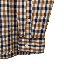 Load image into Gallery viewer, Aquascutum House Check Long Sleeved Shirt - Medium (M) PTP 20.5"