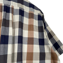 Load image into Gallery viewer, Aquascutum Block Check Short Sleeved Shirt - Medium (M) PTP 22.5"