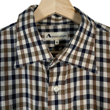 Load image into Gallery viewer, Aquascutum House Check Long Sleeved Shirt - Extra Large (XL) PTP 26"
