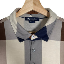 Load image into Gallery viewer, Aquascutum Block Check Short Sleeved Polo - Large (L) PTP 21.25"