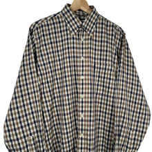 Load image into Gallery viewer, Aquascutum House Check Long Sleeved Shirt - Medium (M) PTP 23"