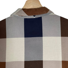 Load image into Gallery viewer, Aquascutum Block Check Short Sleeved Polo - Large (L) PTP 21.25"