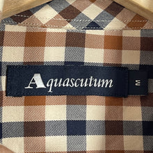 Load image into Gallery viewer, Aquascutum House Check Long Sleeved Shirt - Medium (M) PTP 21.25"