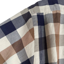 Load image into Gallery viewer, Aquascutum Block Check Short Sleeved Shirt - Medium (M) PTP 22.5"