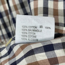 Load image into Gallery viewer, Aquascutum House Check Long Sleeved Shirt - Medium (M) PTP 23"