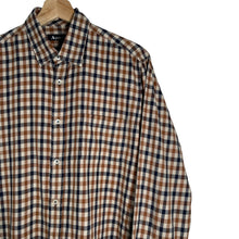 Load image into Gallery viewer, Aquascutum House Check Long Sleeved Shirt - Medium (M) PTP 21"