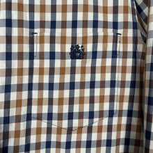 Load image into Gallery viewer, Aquascutum House Check Long Sleeved Shirt - Large (L) PTP 21"