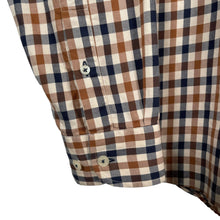 Load image into Gallery viewer, Aquascutum House Check Long Sleeved Shirt - Medium (M) PTP 21.25"