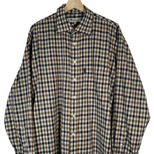 Load image into Gallery viewer, Aquascutum House Check Long Sleeved Shirt - Extra Large (XL) PTP 26"