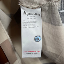 Load image into Gallery viewer, Aquascutum Block Check Short Sleeved Polo - Large (L) PTP 21"