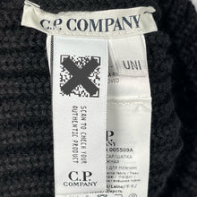 Load image into Gallery viewer, C.P Company Black Goggle Knit Beanie Hat - One Size Fits All