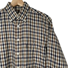 Load image into Gallery viewer, Aquascutum House Check Long Sleeved Shirt - Medium (M) PTP 23"