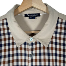 Load image into Gallery viewer, Aquascutum House Check / Beige Short Sleeved Polo - Extra Large (XL) PTP 23"