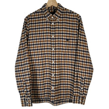 Load image into Gallery viewer, Aquascutum House Check Flannel Long Sleeved Shirt - Medium (M) PTP 20.75"