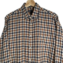 Load image into Gallery viewer, Aquascutum House Check Long Sleeved Shirt - Medium (M) PTP 21"