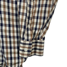 Load image into Gallery viewer, Aquascutum House Check Long Sleeved Shirt - Medium (M) PTP 22.25"