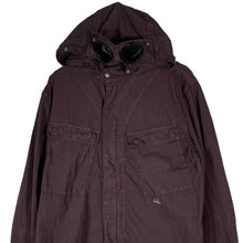 Load image into Gallery viewer, C.P Company Purple Goggle Hooded Overshirt - Triple Extra Large (XXXL) PTP 24.25"