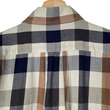 Load image into Gallery viewer, Aquascutum Block Check Short Sleeved Shirt - Medium (M) PTP 22.5"