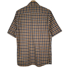 Load image into Gallery viewer, Aquascutum House Check Short Sleeved Shirt - Small (S) PTP 19.5"