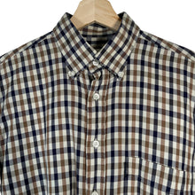 Load image into Gallery viewer, Aquascutum House Check Long Sleeved Shirt - Medium (M) PTP 22.25"