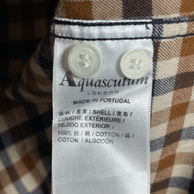 Load image into Gallery viewer, Aquascutum House Check Flannel Long Sleeved Shirt - Medium (M) PTP 20.75"