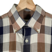 Load image into Gallery viewer, Aquascutum Block Check Short Sleeved Shirt - Medium (M) PTP 22.5"