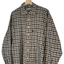 Load image into Gallery viewer, Aquascutum House Check Long Sleeved Shirt - Extra Large (XL) PTP 26"