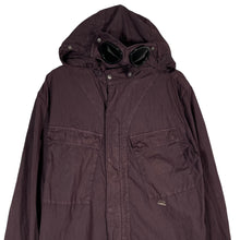 Load image into Gallery viewer, C.P Company Purple Goggle Hooded Overshirt - Triple Extra Large (XXXL) PTP 24.25"