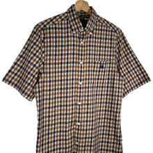 Load image into Gallery viewer, Aquascutum House Check Short Sleeved Shirt - Small (S) PTP 19.5"